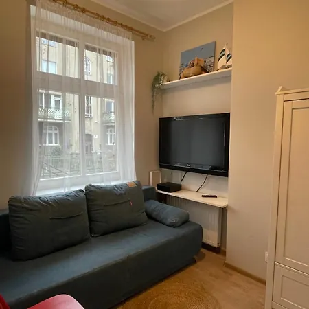 Lägenhet Home3city Przytulny 300 M Od Plazy Sopot